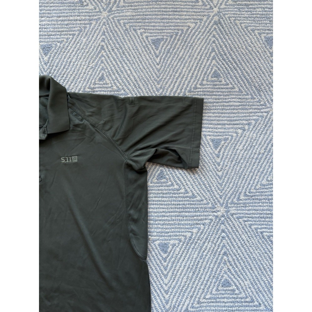 5.11 Tactical Polyester Polo -‎ Green - Large - Picture 4 of 5